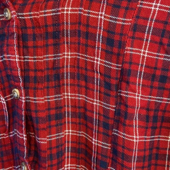 Abercrombie & Fitch cute flannel dress size M - Picture 3 of 10